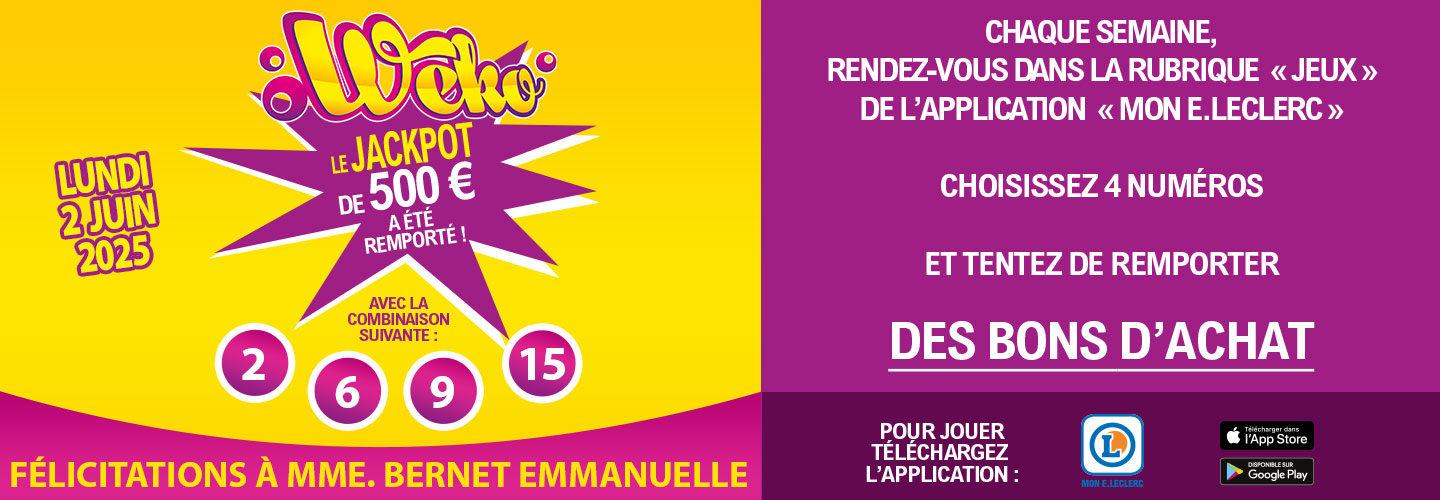 gagnant weko